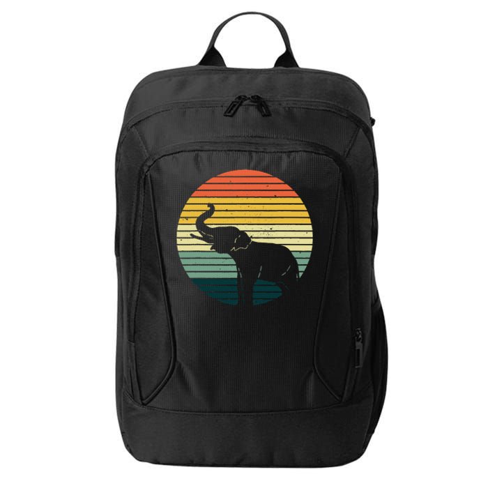 Retro Elephant Wildlife Vintage Africa Elephant City Backpack