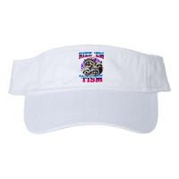 Rizz Em With The Tism Vintage Raccoon Valucap Bio-Washed Visor