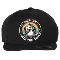 Rizz Em With The Tism Autism Funny Meme Autistic Opossum Meaningful Gift Wool Snapback Cap