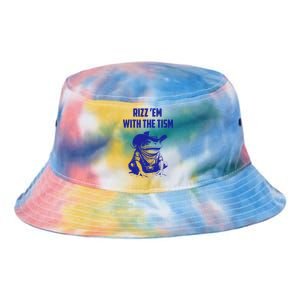 Rizz Em With The Tism Frog Tie Dye Newport Bucket Hat