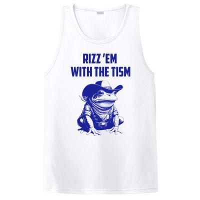 Rizz Em With The Tism Frog PosiCharge Competitor Tank