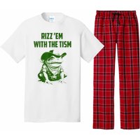 Rizz Em With The Tism Frog Pajama Set