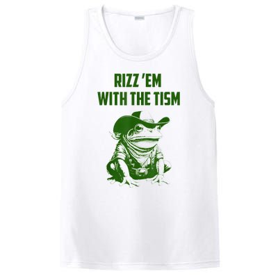 Rizz Em With The Tism Frog PosiCharge Competitor Tank