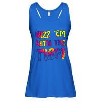 Rizz Em With The Tism Funny Autism Meme Autistic Gift Ladies Essential Flowy Tank