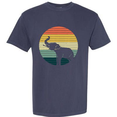 Retro Elephant Wildlife - Vintage Africa Elephant Garment-Dyed Heavyweight T-Shirt