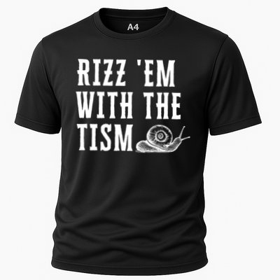 Rizz Em With The Tism Funny Autism Perfect Awareness Funny Gift Performance Shirt