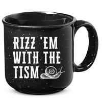 Rizz Em With The Tism Funny Autism Perfect Awareness Funny Gift 15oz Campfire Ceramic Mug