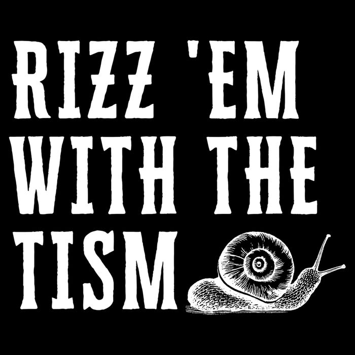 Rizz Em With The Tism Funny Autism Perfect Awareness Funny Gift Flatbill Hat