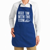 Rizz Em With The Tism Funny Autism Perfect Awareness Funny Gift Apron