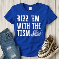 Rizz Em With The Tism Funny Autism Perfect Awareness Funny Gift Womens T-Shirt