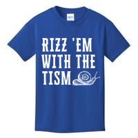 Rizz Em With The Tism Funny Autism Perfect Awareness Funny Gift Kids T-Shirt