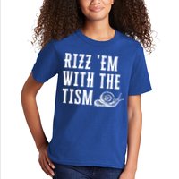 Rizz Em With The Tism Funny Autism Perfect Awareness Funny Gift Kids T-Shirt