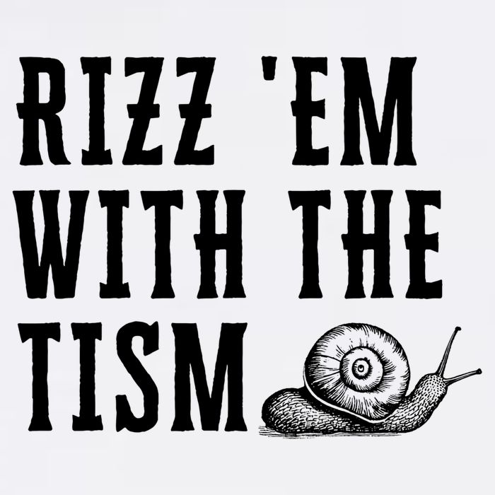 Rizz Em With The Tism Funny Autism Perfect Awareness Funny Gift Garment-Dyed Sweatshirt