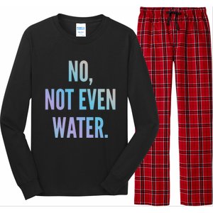 Ramadan Fasting 2020 No Not Even Water Islam Cute Gift Long Sleeve Pajama Set