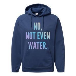 Ramadan Fasting 2020 No Not Even Water Islam Cute Gift Performance Fleece Hoodie