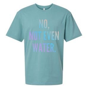 Ramadan Fasting 2020 No Not Even Water Islam Cute Gift Sueded Cloud Jersey T-Shirt