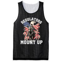 Regulators Funny 4th Of July Independence Day Eagle Mesh Reversible Basketball Jersey Tank