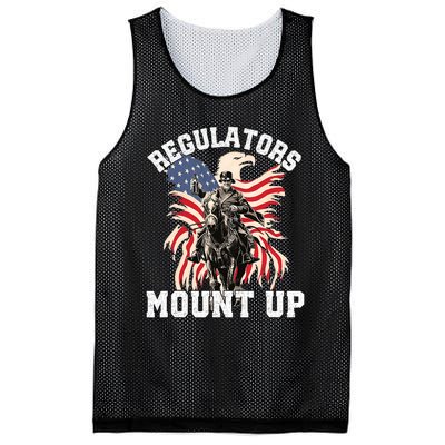 Regulators Funny 4th Of July Independence Day Eagle Mesh Reversible Basketball Jersey Tank