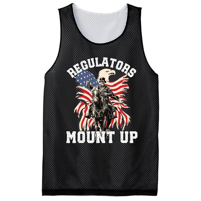 Regulators Funny 4th Of July Independence Day Eagle Mesh Reversible Basketball Jersey Tank