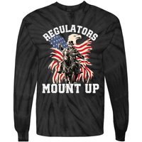 Regulators Funny 4th Of July Independence Day Eagle Tie-Dye Long Sleeve Shirt