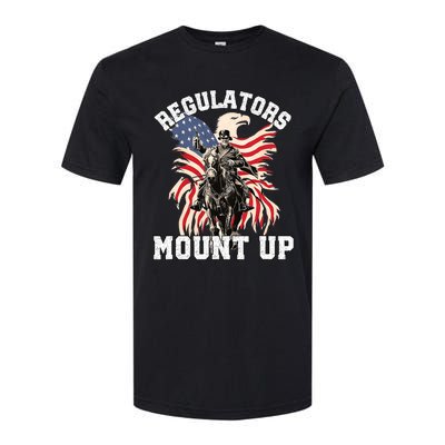 Regulators Funny 4th Of July Independence Day Eagle Softstyle CVC T-Shirt