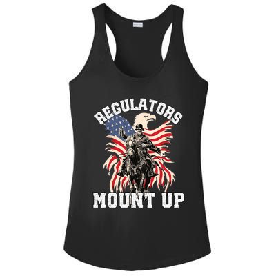 Regulators Funny 4th Of July Independence Day America Flag Ladies PosiCharge Competitor Racerback Tank