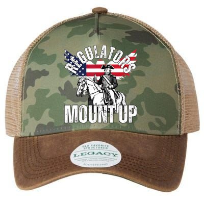 Regulators Funny 4th Of July Independence Day Eagle Legacy Tie Dye Trucker Hat