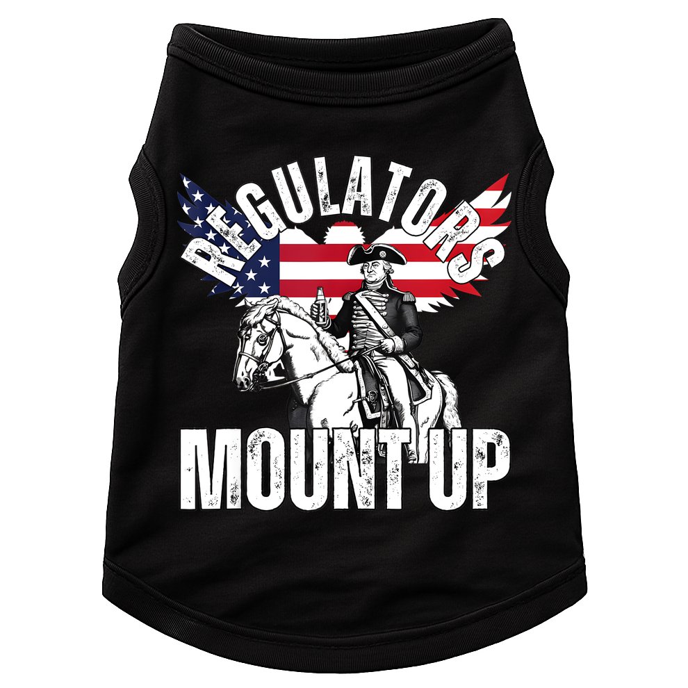 Regulators Funny 4th Of July Independence Day Eagle Doggie Tank