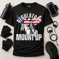 Regulators Funny 4th Of July Independence Day Eagle Cooling Performance Crew T-Shirt