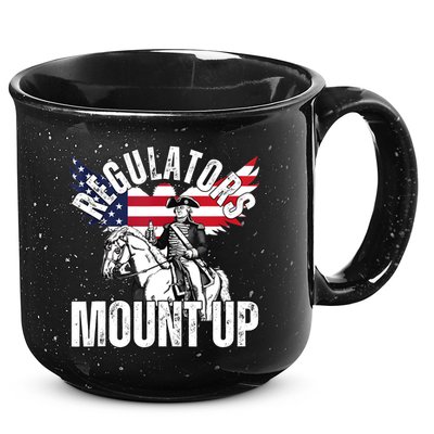 Regulators Funny 4th Of July Independence Day Eagle 15oz Campfire Ceramic Mug