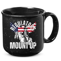 Regulators Funny 4th Of July Independence Day Eagle 15oz Campfire Ceramic Mug