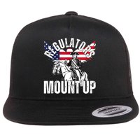 Regulators Funny 4th Of July Independence Day Eagle Flat Bill Trucker Hat