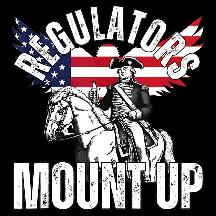 Regulators Funny 4th Of July Independence Day Eagle Flat Bill Trucker Hat