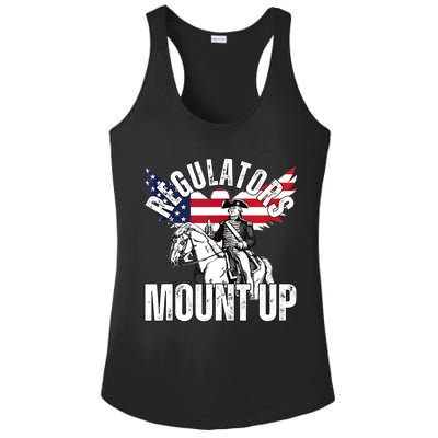 Regulators Funny 4th Of July Independence Day Eagle Ladies PosiCharge Competitor Racerback Tank