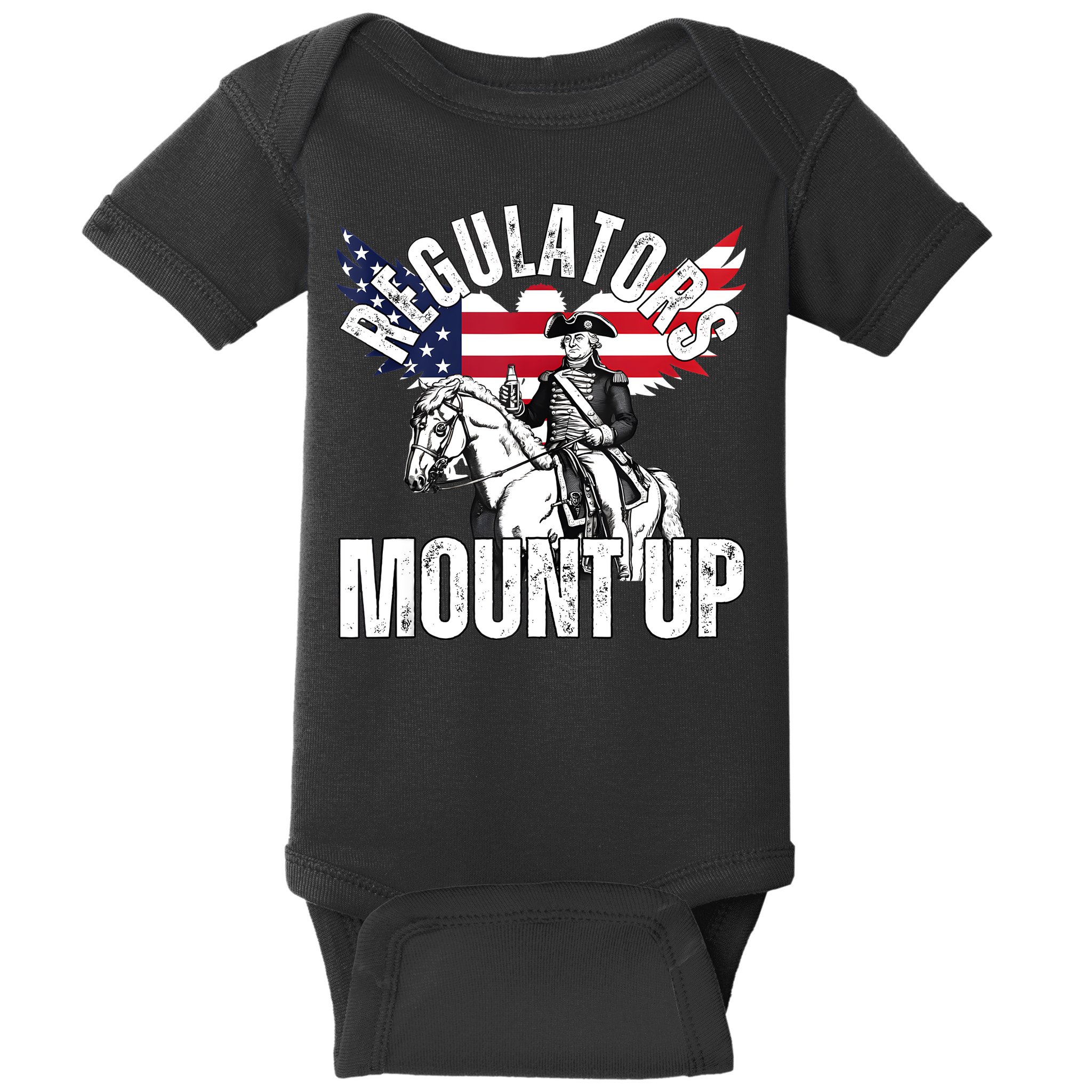 Regulators Funny 4th Of July Independence Day Eagle Baby Bodysuit