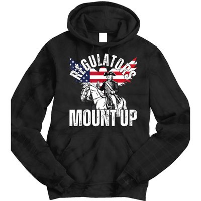 Regulators Funny 4th Of July Independence Day Eagle Tie Dye Hoodie