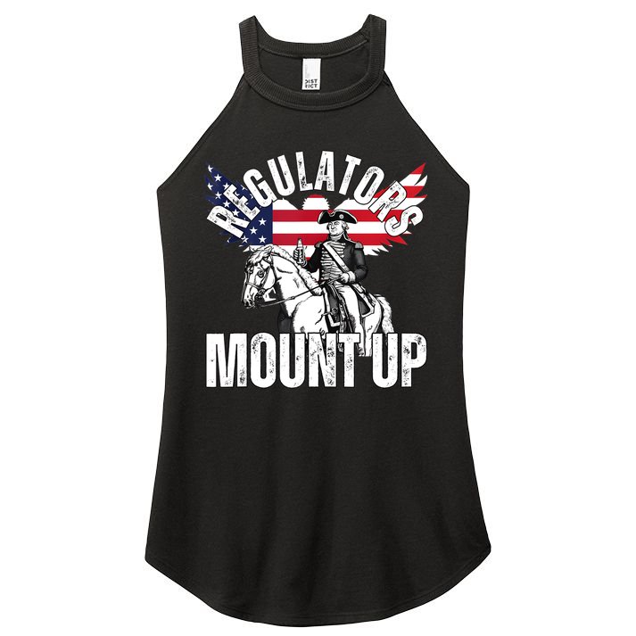 Regulators Funny 4th Of July Independence Day Eagle Women's Perfect Tri Rocker Tank