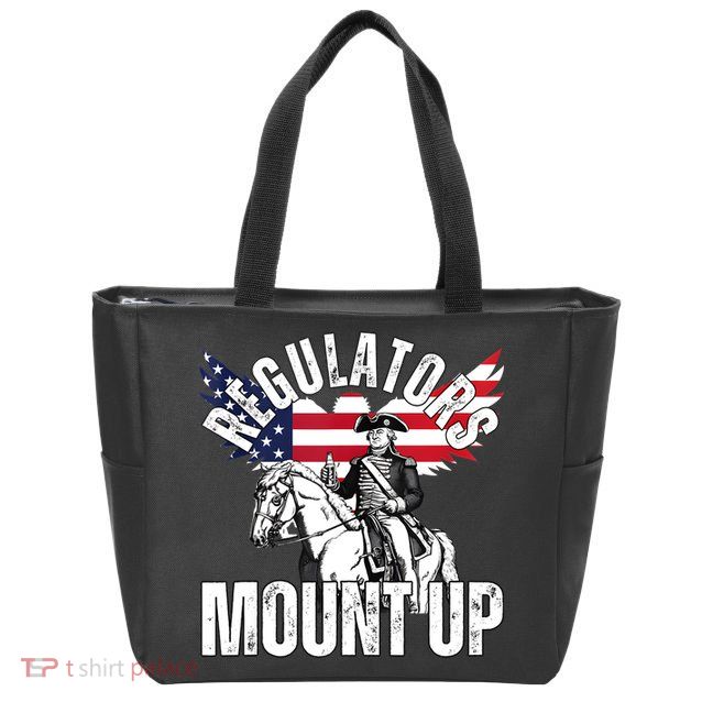 Regulators Funny 4th Of July Independence Day Eagle Zip Tote Bag