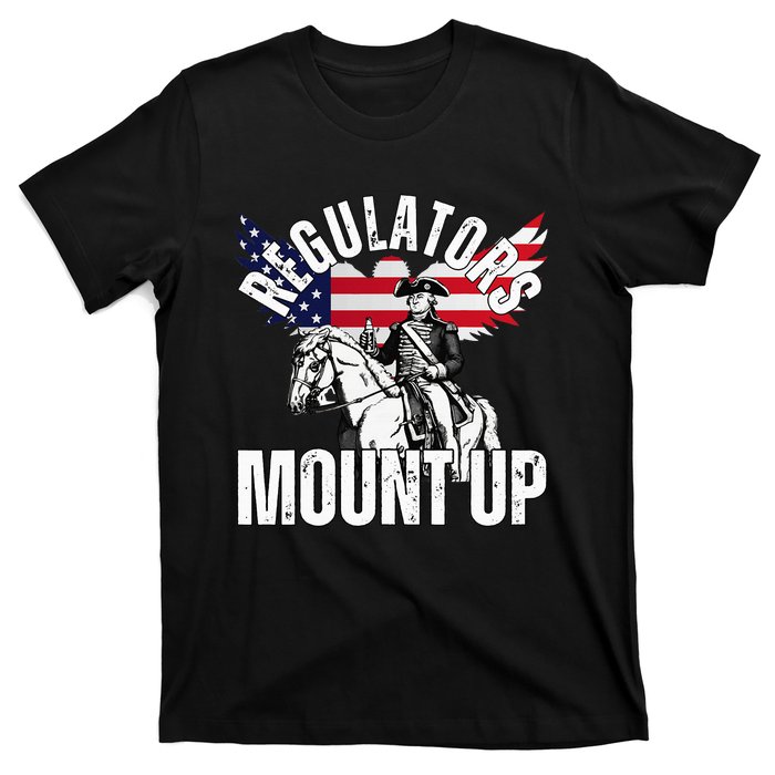 Regulators Funny 4th Of July Independence Day Eagle T-Shirt