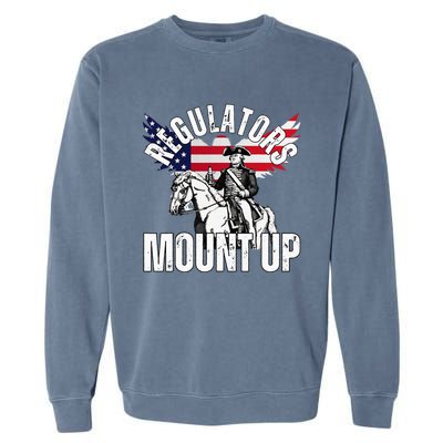 Regulators Funny 4th Of July Independence Day Eagle Garment-Dyed Sweatshirt