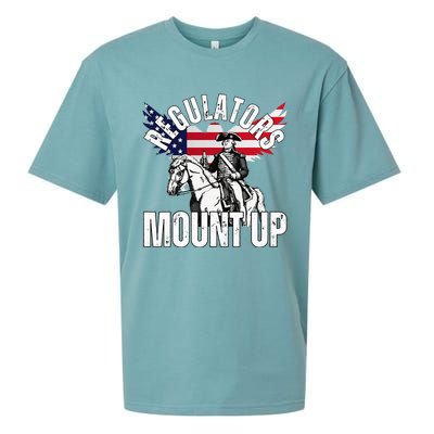 Regulators Funny 4th Of July Independence Day Eagle Sueded Cloud Jersey T-Shirt