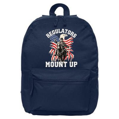 Regulators Funny 4th Of July Independence Day Eagle 16 in Basic Backpack