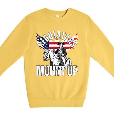 Regulators Funny 4th Of July Independence Day Eagle Premium Crewneck Sweatshirt