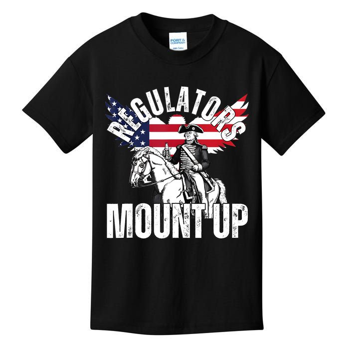 Regulators Funny 4th Of July Independence Day Eagle Kids T-Shirt