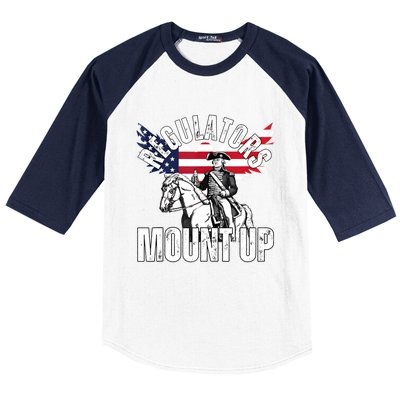 Regulators Funny 4th Of July Independence Day Eagle Baseball Sleeve Shirt