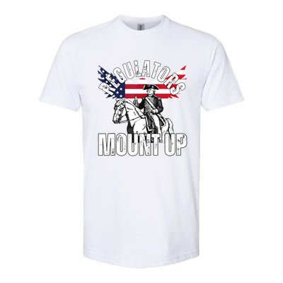 Regulators Funny 4th Of July Independence Day Eagle Softstyle CVC T-Shirt