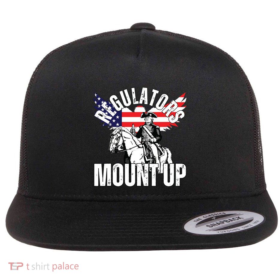 Regulators Funny 4th Of July Independence Day Eagle Flatbill Hat