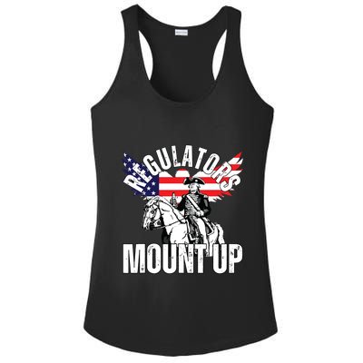 Regulators Funny 4th Of July Independence Day Eagle Ladies PosiCharge Competitor Racerback Tank