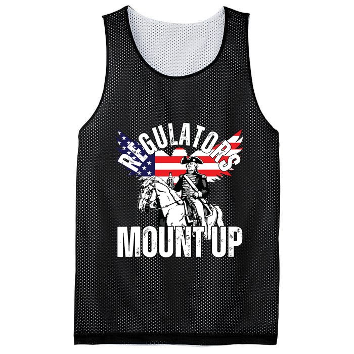 Regulators Funny 4th Of July Independence Day Eagle Mesh Reversible Basketball Jersey Tank