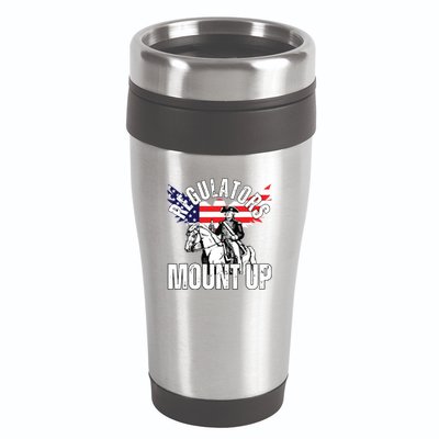 Regulators Funny 4th Of July Independence Day Eagle 16oz Travel Tumbler